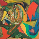 Jorge Guinle, A Mulher do Marinheiro, Óleo sobre tela