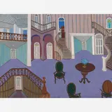 Carlos Lousada, Hall, ÓLEO SOBRE MADEIRA