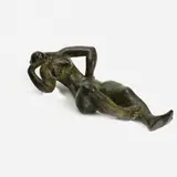 Sonia Ebling, Mulher em repouso, Escultura em bronze
