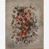 Superficie lunare by Frans Krajcberg, Relevo em papel, offered May 2015