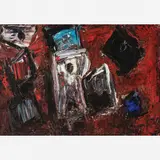 Iberê Camargo, Pintura, Óleo sobre tela