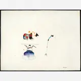 Roberto Magalhães, Untitled, Aquarela e nanquim sobre papel
