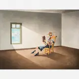 Roberto Magalhães, Introspeção, Óleo sobre tela
