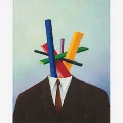 Cabeça de homem by Roberto Magalhães, Óleo sobre tela, offered May 2015