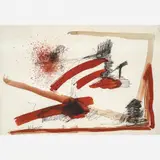 Artur Barrio, Untitled, Aquarela e caneta hidrográfica sobre papel