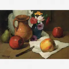 Natureza Morta by Malagoli, Óleo sobre tela, offered Apr 2015