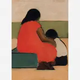 Mãe e filha by José Pancetti, ÓLEO SOBRE MADEIRA, offered Apr 2015