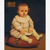 Criança sentada by Reynaldo Fonseca, Óleo sobre tela, offered Apr 2015