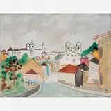 Alberto da Veiga Guignard, Ouro Preto, ÓLEO SOBRE MADEIRA