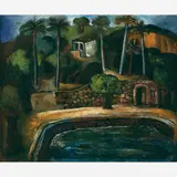 Paquetá by Di Cavalcanti, óleo sobre tela, offered Apr 2015