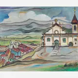 Alberto da Veiga Guignard, Sabará, Óleo sobre tela