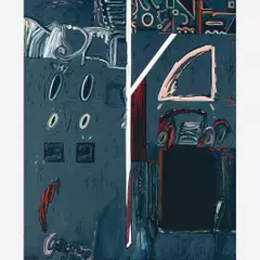 Untitled by Anna Bella Geiger, Óleo sobre tela, offered Apr 2015