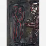 Manequins by Iberê Camargo, ÓLEO SOBRE MADEIRA, offered Apr 2015