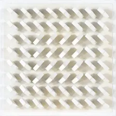 Atmosphere chromoplastique blanche by Luis Tomasello, Escultura em madeira pintada, offered Apr 2015