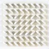 Luis Tomasello, Atmosphere chromoplastique blanche, Escultura em madeira pintada