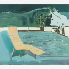 Marina Rheingantz, A cadeira amarela, Óleo sobre tela