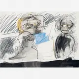 Untitled by Cildo Meireles, Aquarela e giz de cera sobre cartão, offered Apr 2015