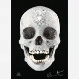 Damien Hirst, For the Love of God #9 (With diamond dust)