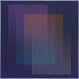 Physichromie 1713 by Carlos Cruz-Diez, Acrílico e alumínio, offered Nov 2014