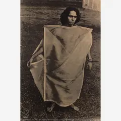 Parangolé vestido por Luiz Fernando Guimarães. Próximo ao cais 42 New York 3/9/72 by Hélio Oiticica, Reprodução tipográfica, offered Nov 2014