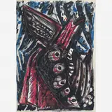 Daniel Senise, Atlântida, Óleo sobre papel