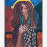Figura by Di Cavalcanti, Óleo sobre tela, offered Nov 2014
