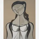 Figura by Milton Dacosta, ÓLEO SOBRE TELA, offered May 2014