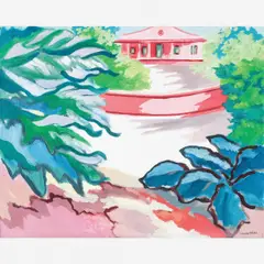 Casa de Praia by Cícero Dias, Óleo sobre tela, offered May 2014