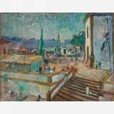 Marie Nivouliès de Pierrefort, Kermesse à L’église de Gloria