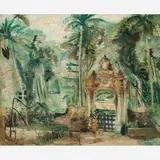 Alberto da Veiga Guignard, Jardim Botânico - Portão da Casa de Pòlvora, Óleo sobre tela