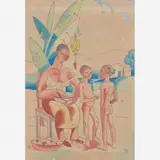 Ismael Nery, Mães e Filhos, Aquarela e Nanquim