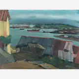 Ponta d’Areia by José Pancetti, Óleo sobre tela, offered Feb 2014
