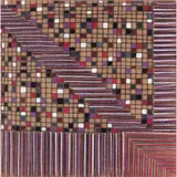 Myra Landau, Ritmo Intercambiable 1, Pastel oleoso sobre tela