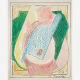 Tarsila do Amaral, Untitled, Grafite e pastel