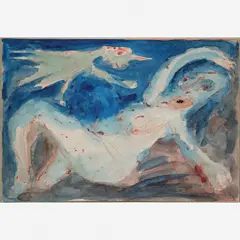 Untitled by Ivan Serpa, Aquarela sobre papel, offered Feb 2014