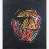 Artur Barrio, Untitled, Acrílica sobre tela