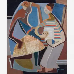 Samba by Zélia Salgado, Óleo sobre tela, offered Feb 2014