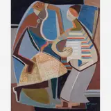 Zélia Salgado, Samba, Óleo sobre tela
