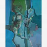 Roberto Burle Marx, Untitled, Acrílica sobre tela