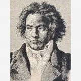 Beethoven (Pictures of Magazines) by Vik Muniz, Chromogenic print, offered Aug 2013