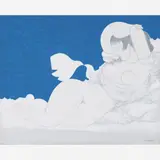 Vênus e Pássaro by Milton Dacosta, óleo sobre tela, offered Jul 2013