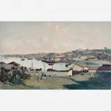 Eugène Cicére, Vista do Rio de Janeiro, Litografia