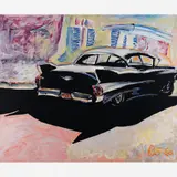 Black Cadilacq by Rubens Gerchman, Acrílica sobre tela, offered Jul 2013