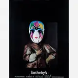 Nelson Leirner, Sotheby’s, 2005, Montagem com máscara e catálogo em caixa de acrílic