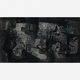 Roberto Burle Marx, Panneau, Tinta industrial sobre tecido