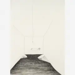 Sandra Cinto, Projeto para Ponte Impossível, Nanquim sobre Papel