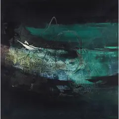 Untitled by Tikashi Fukushima, Óleo sobre tela, offered Jan 2013