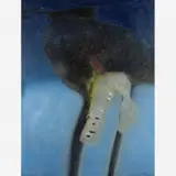 Di Prete, Pássaro Azul, Óleo sobre tela