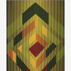 Mutações Cromáticas by Israel Pedrosa, Óleo sobre tela, offered Jan 2013