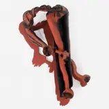 Sombra by Frans Krajcberg, Escultura em madeira pintada, offered Jan 2013